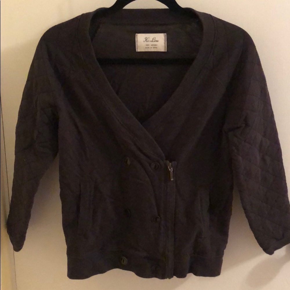 Madewell Hi-Line Bomber Sweatshirt